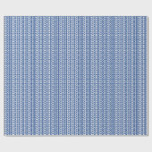 青と白のパターンの政治的贈り物を投票する ラッピングペーパー (フラット)