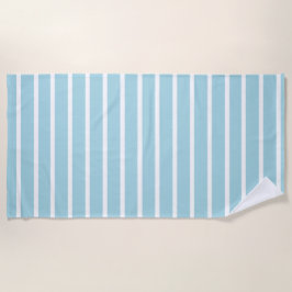青と白のビーチストライプタオル ビーチタオル