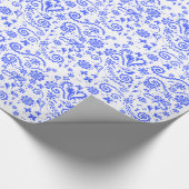 青と白のピップラッピング紙 ラッピングペーパー (角)