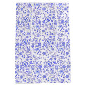 青と白のピップ抱き枕 ミディアムペーパーバッグ (裏面)