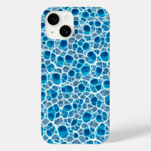 青と白のファンタジー霜の降りた抽象芸術氷モザイク Case-Mate iPhone 14ケース