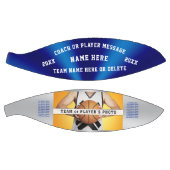 青と白のフォトバスケットボール，選手，コーチ バスケットボール (パネル)