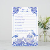 青と白のフローラがシャワーゲームをこぼす (スタンド正面)