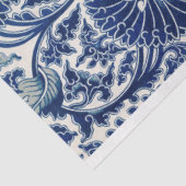 青と白のフローラ分離 薄葉紙 (詳細)