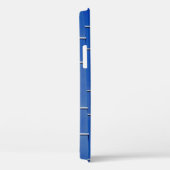 青と白のフローラ織物 Case-Mate iPhoneケース (裏面 / 右)