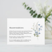 青と白のフローラ・エンクロージャ・カード エンクロージャーカード (スタンド正面)