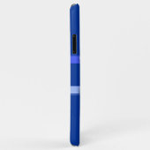 青と白のヘブライ語チャイのスターダビッド Case-Mate iPhoneケース (裏面/右)