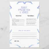 青と白のベビー予測 (正面)