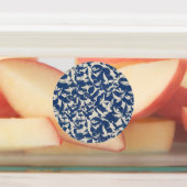 青と白のペットのラベルの鳥 ラベル (貼付)