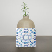 青と白のポルトガ地中海のルのアズレジョ タイル