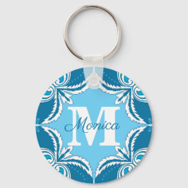 💙🤍青と白のポルト・アズレホス、キーチェーン キーホルダー