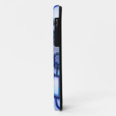 青と白のモザイク Case-Mate iPhoneケース (裏面/左)