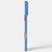 青と白のモノグラムストライプ Case-Mate iPhoneケース (裏面 / 右)