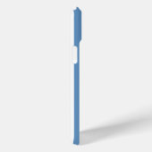 青と白のモノグラム ストライプ Case-Mate iPhoneケース (裏面 / 右)