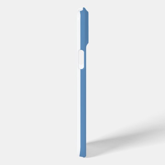 青と白のモノグラム ストライプ Case-Mate iPhoneケース (裏面 / 右)
