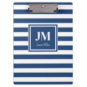 青と白のモノグ航海のラストライプム クリップボード (正面)