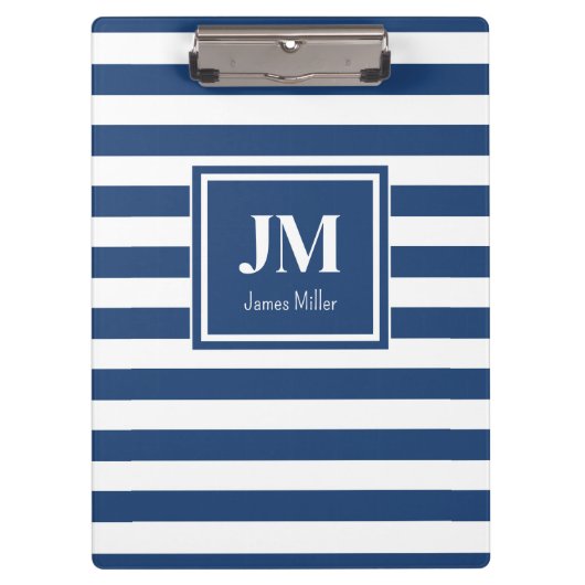 青と白のモノグ航海のラストライプム クリップボード (正面)