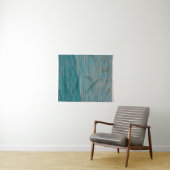 青と白のレンガの壁 タペストリー (インサイチュ(横))