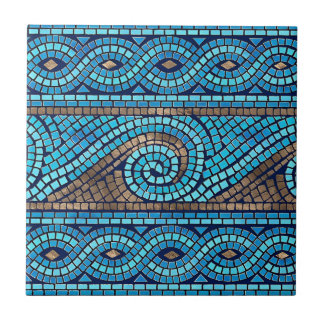 青と白のヴィンテージ タイル