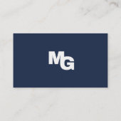 青と白の不動産仲介業者フォトデザイン名刺 名刺 (裏面)