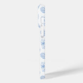 青と白の中国プリントモノグラム水色 Case-Mate iPhoneケース (裏面 / 左)