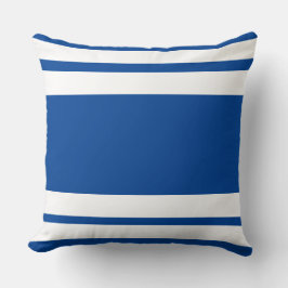 青と白の個人設定スポーツ追加チーム名 クッション