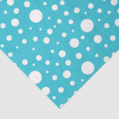 青と白の冬水玉模様 薄葉紙 (詳細)