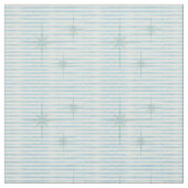 青と白の原子星ストライプ織物 ファブリック (見本)