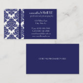 青と白の喜び 名刺 (正面/裏面)