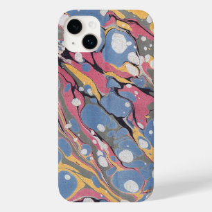 青と白の大理石イタリアンパターン Case-Mate iPhone 14 PLUSケース