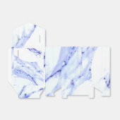 青と白の大理石 フェイバーボックス (折り畳みなし)