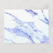 青と白の大理石 ポストカード (正面)