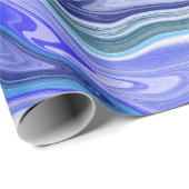 青と白の大理石 ラッピングペーパー (ロールコーナー)