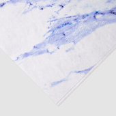青と白の大理石 薄葉紙 (詳細)