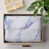 青と白の大理石 薄葉紙 (ギフト)