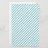 青と白の対角ストライプソープ紙 (正面/裏面)