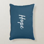 青と白の希望 アクセントクッション (正面(垂直))