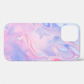 青と白の抽象芸術絵画の5 Case-Mate iPhoneケース (裏面 (横))