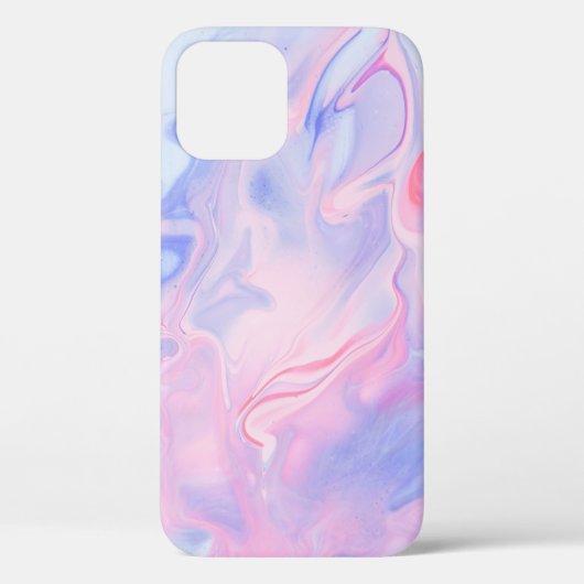 青と白の抽象芸術絵画の5 Case-Mate iPhoneケース (裏面)