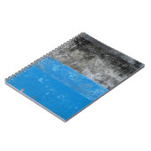 青と白の抽象芸術絵画 ノートブック (左側)