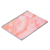 青と白の抽象芸術絵画  ノートブック (左側)