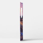 青と白の抽象芸術絵画 Case-Mate iPhoneケース (裏面 / 左)