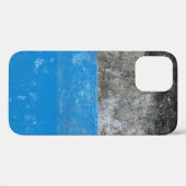 青と白の抽象芸術絵画 Case-Mate iPhoneケース (裏面 (横))