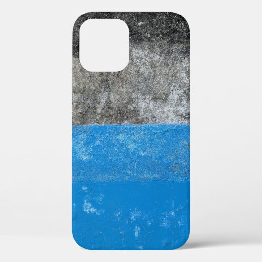 青と白の抽象芸術絵画 Case-Mate iPhoneケース (裏面)