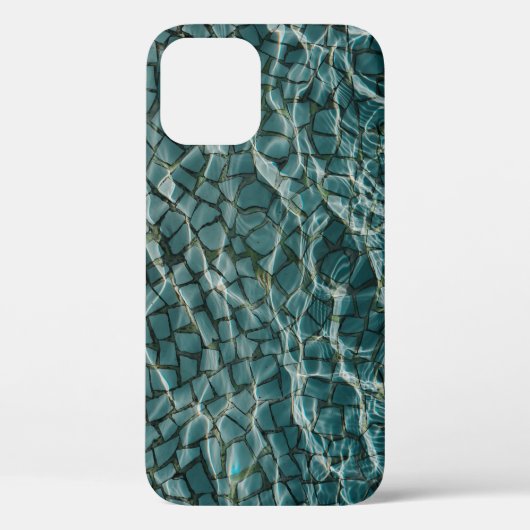 青と白の抽象芸術絵画 Case-Mate iPhoneケース (裏面)
