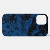 青と白の抽象芸術絵画 Case-Mate iPhoneケース (裏面 (横))