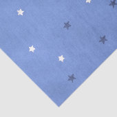 青と白の星のブレンドティッシュペーパー 薄葉紙 (詳細)