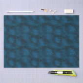 青と白の星空の夜 薄葉紙 (クラフト)