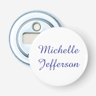 青と白の書エレガント跡シックモダン 栓抜き