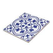 青と白の模様のセラミックタイル タイル (側面)